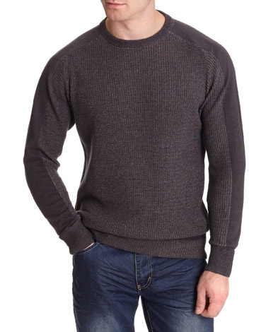 Centered Mid Guage Textured Knit Jumper